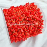 Coral Rosary Chain, Uncut Chip Chain, Gold Plated Rosary, DIY Making Supply, Bally Chain – SELLING BY FOOT